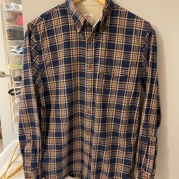 Brooks brothers men’s red fleece warm long sleeve buttons shirts - Picture 2 of 5